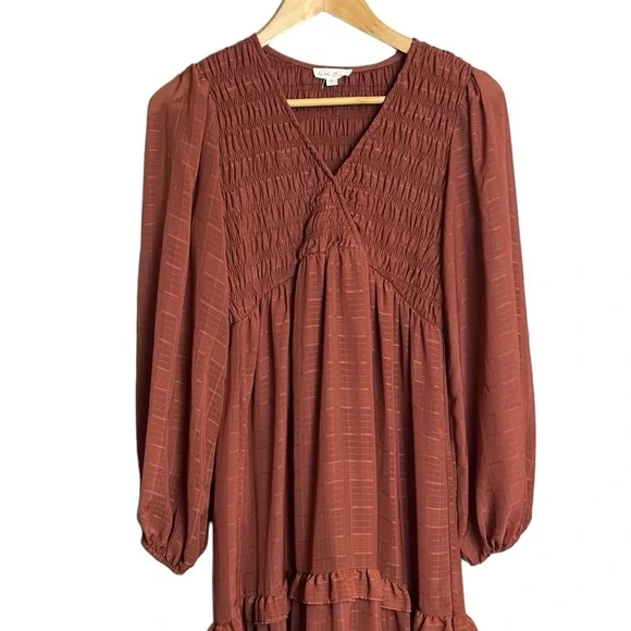 Anthropologie By the River Tiered Ruffled Maxi Dress size S - Picture 6 of 15